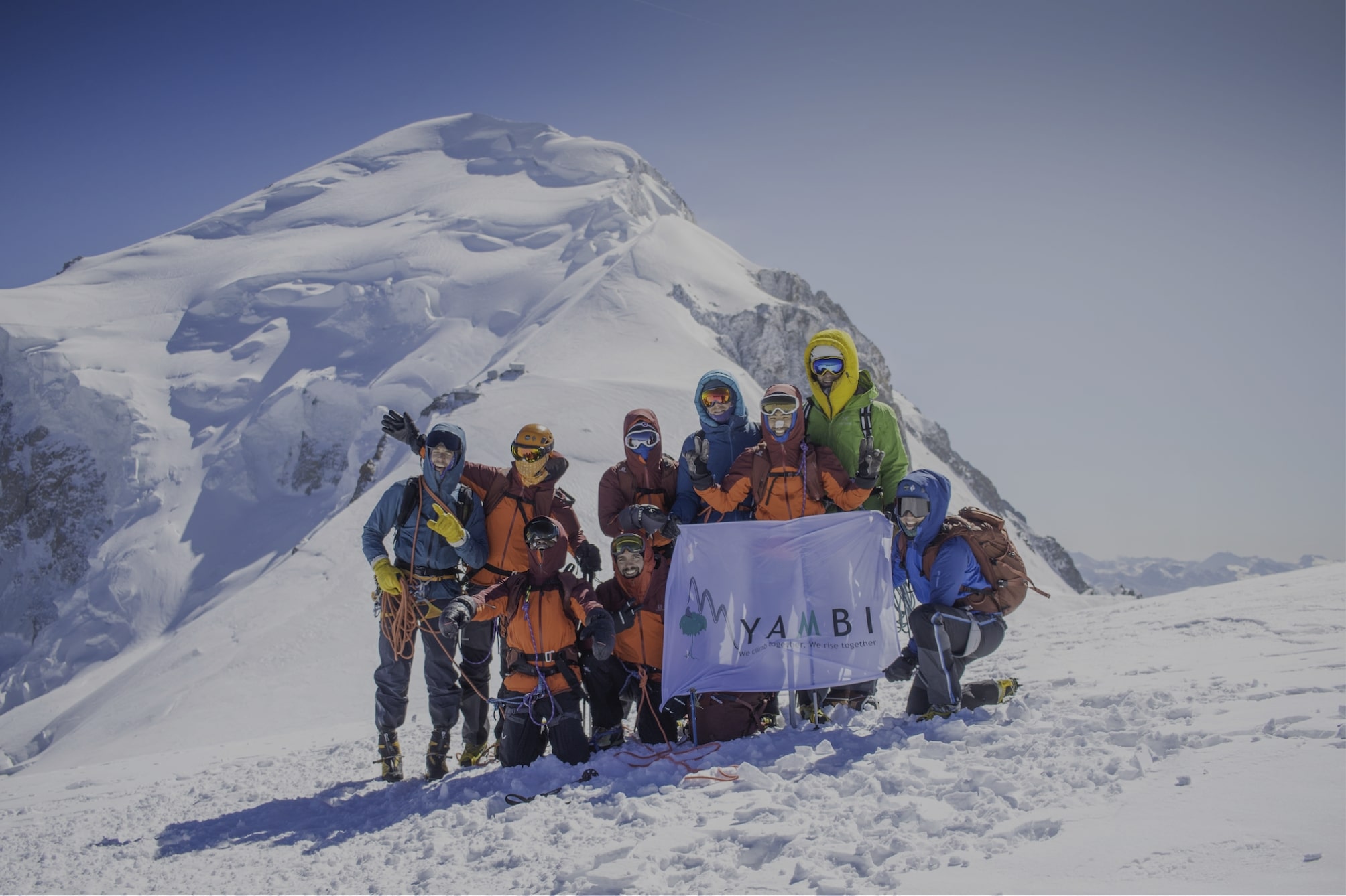 Ascension Mont Blanc 2022 - réfugiés - YAMBI